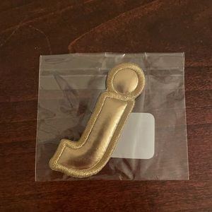 Stoney Clover Lane Lowercase gold puffy letters NWT - LETTER J
